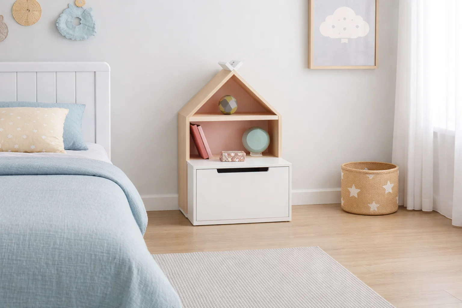 Pack LILY - Lit TIPI  + Bureau + Rangement + 🎁