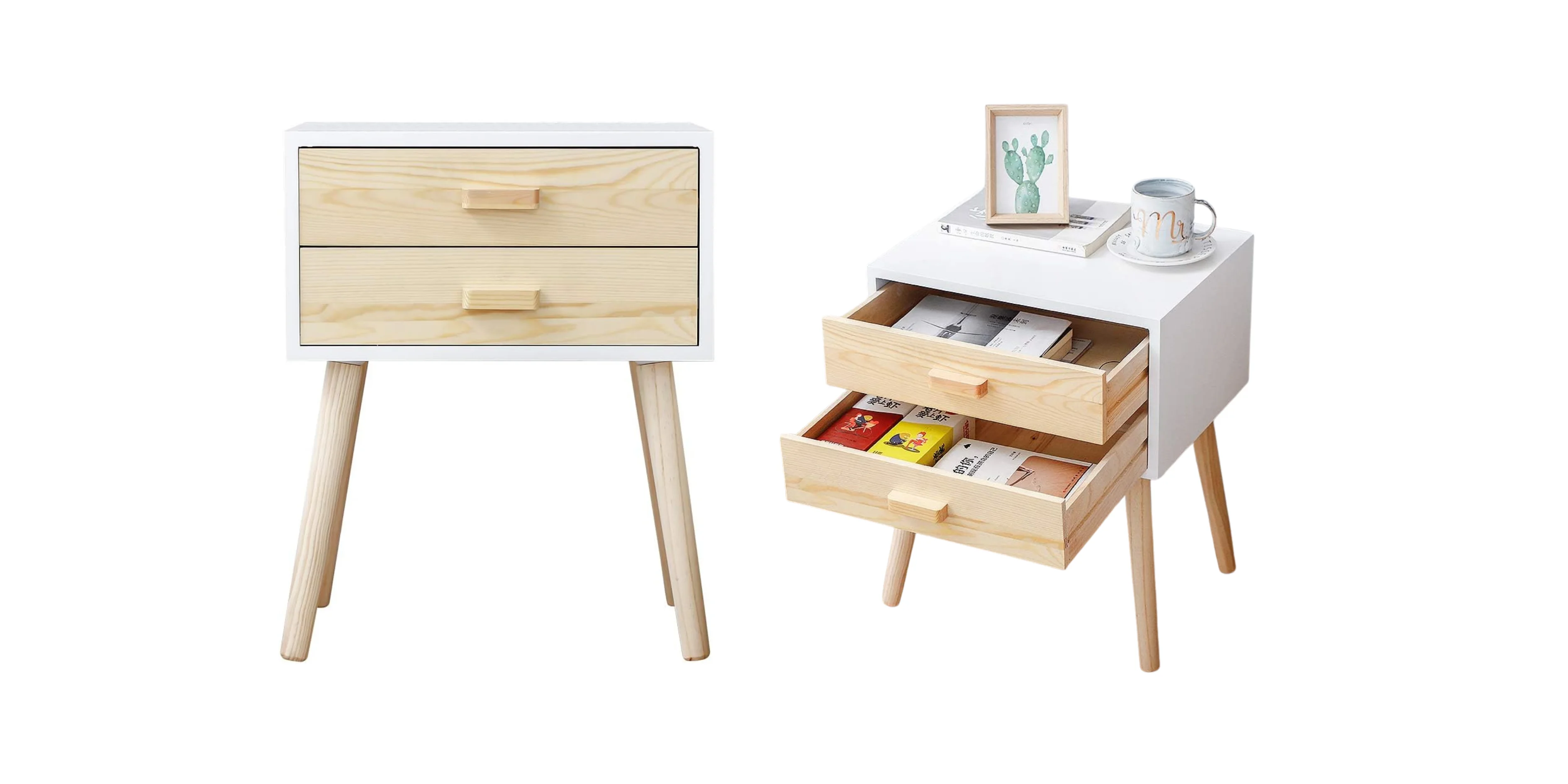 Table de nuit ASHLEY - 55 * 45 * 32 cm