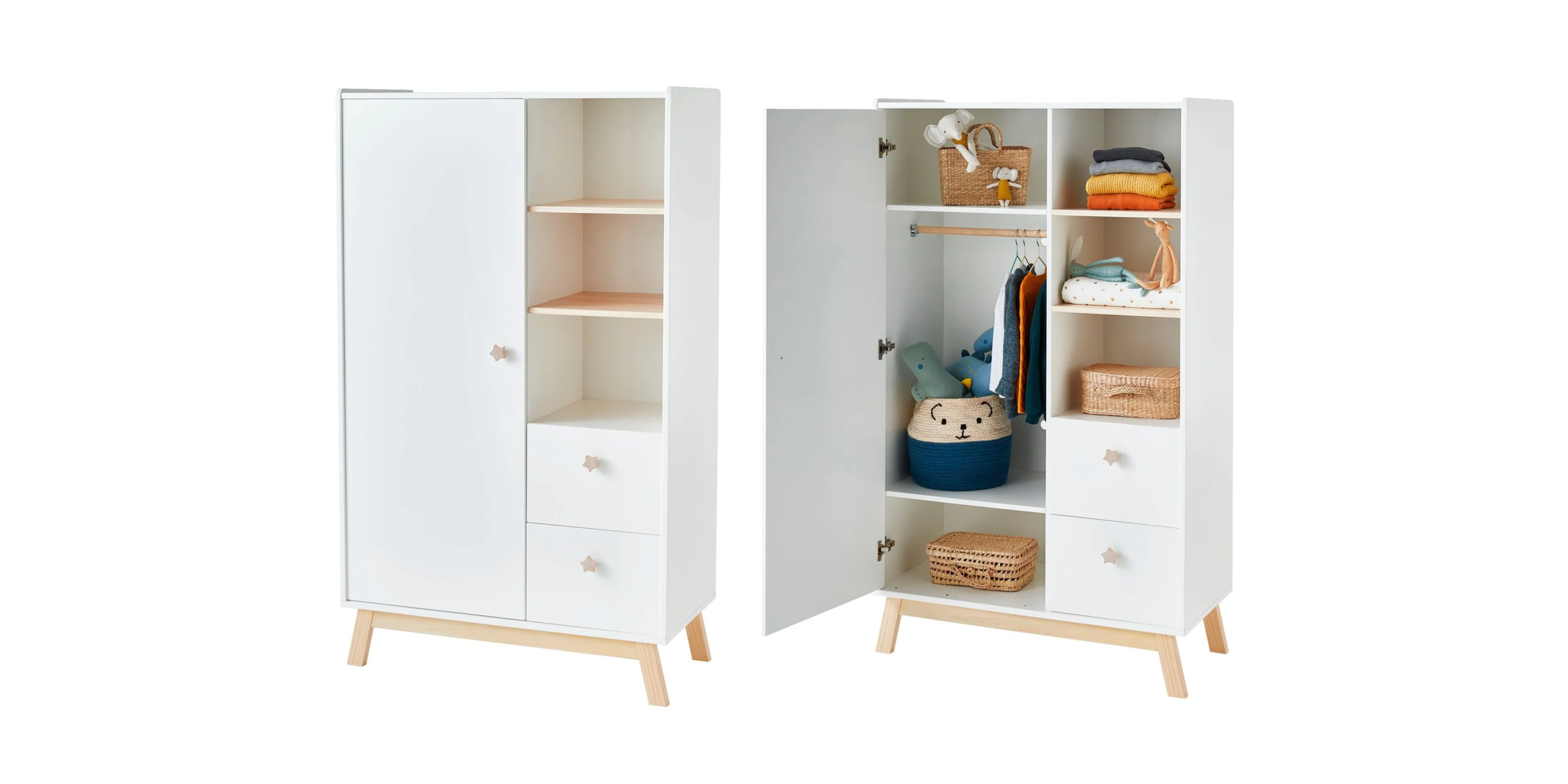 Armoire CHARLEY - 170 * 100 * 45 cm