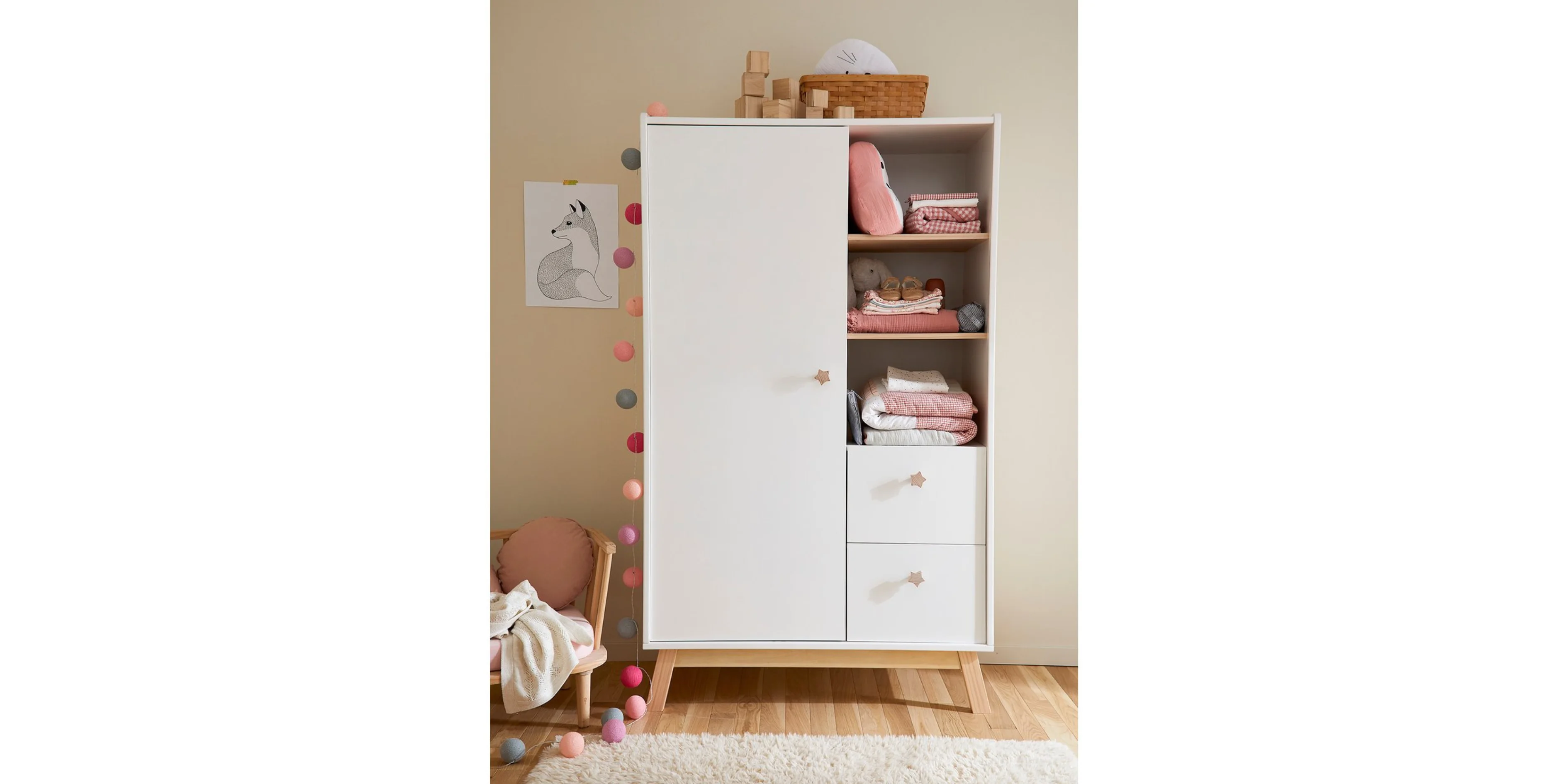 Armoire CHARLEY - 170 * 100 * 45 cm