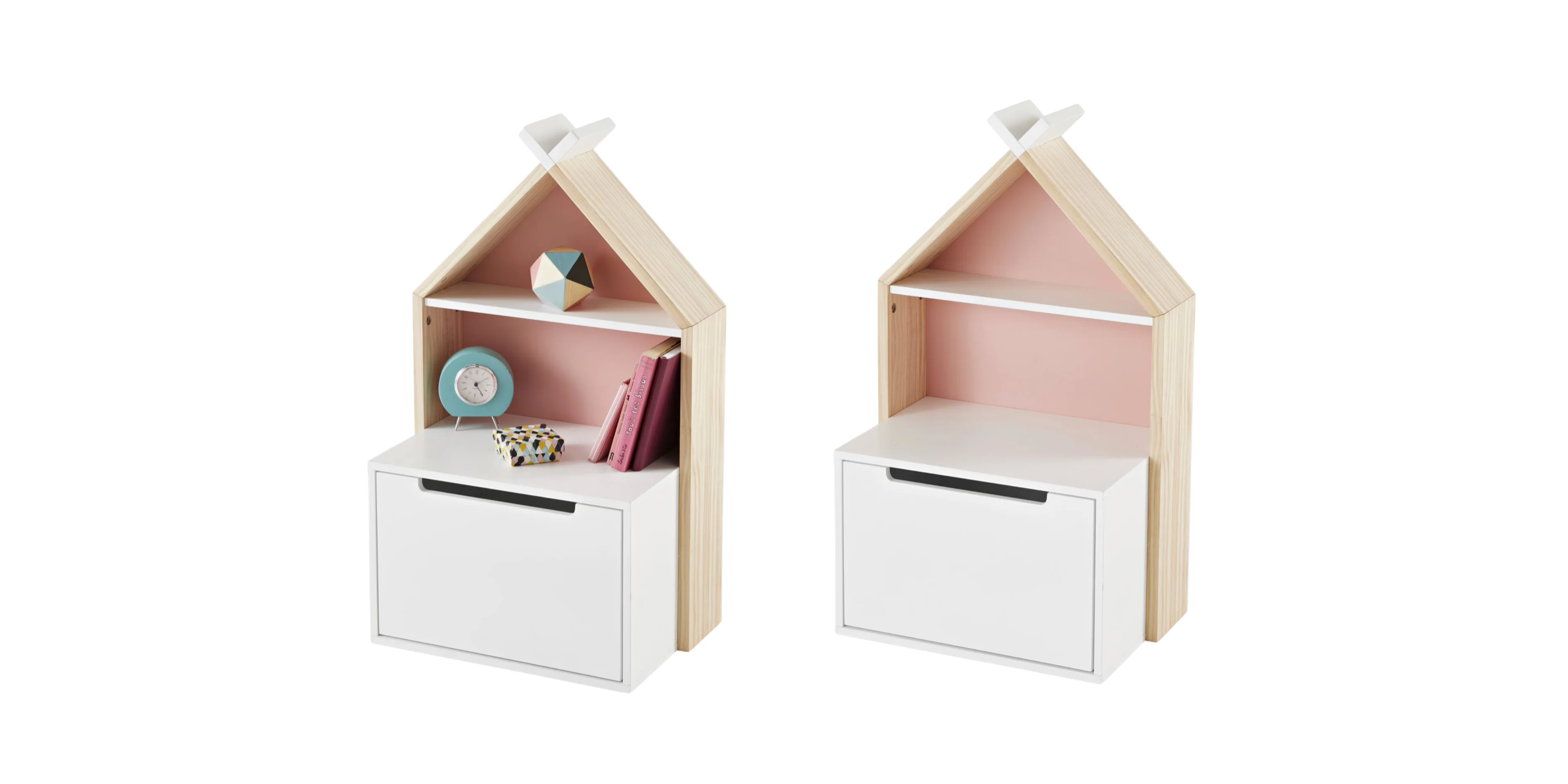 Table de nuit MAISONETTE avec tiroir - 45 * 70 * 35 cm