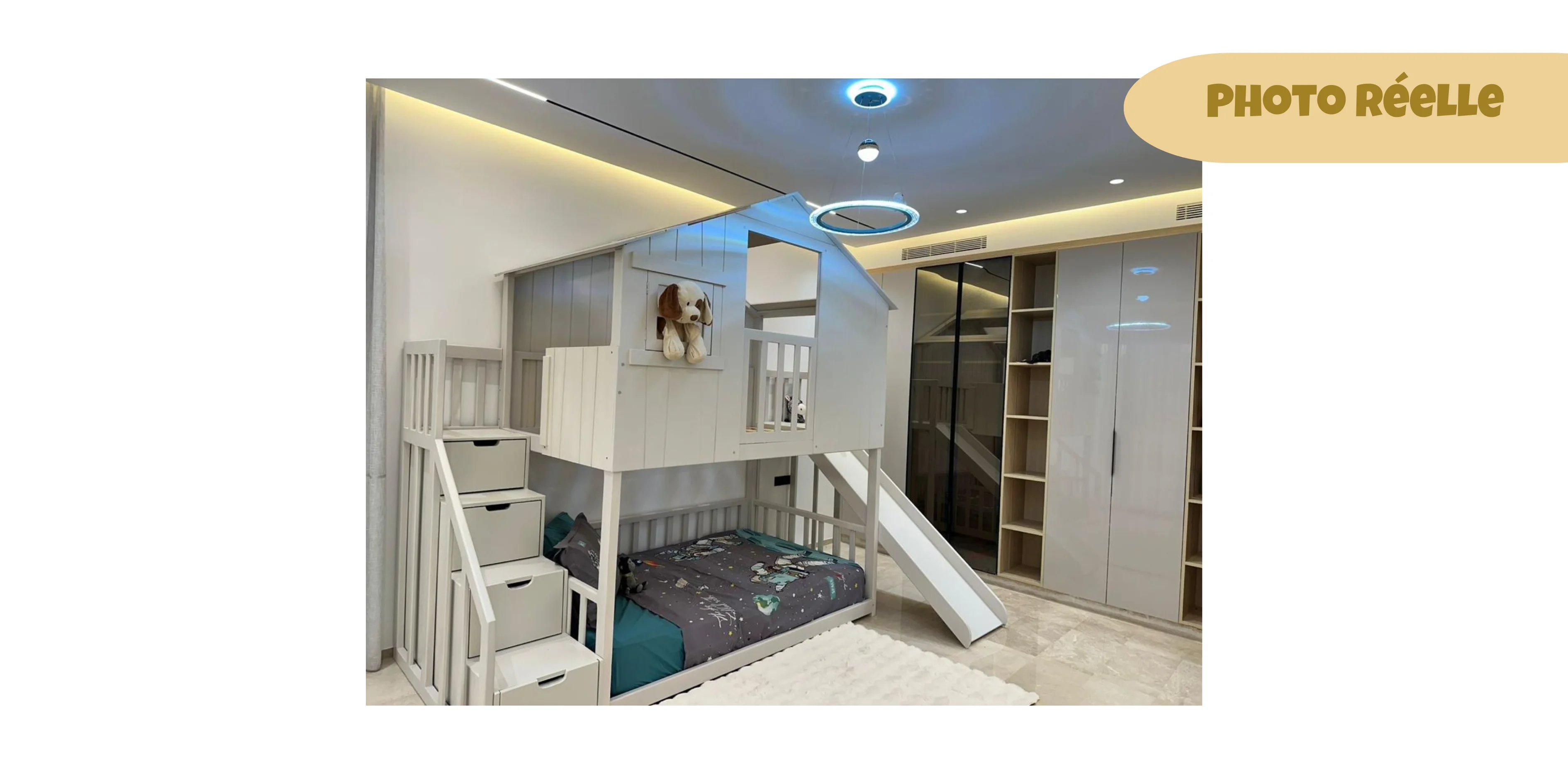 Lit maison MERVEILLE