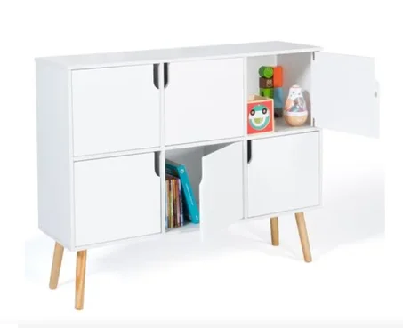 Meuble de rangement pour enfant EMMIE - 6 cases - 100 * 80 * 30 cm