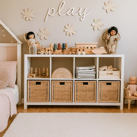 Meuble de Rangement Élégance Bois - 152 * 84 * 35 cm