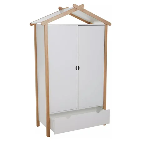 Armoire Enfant Cabane XORA - 180 * 90 * 45 cm