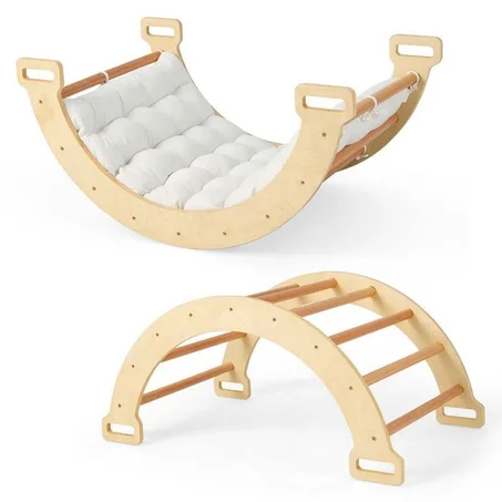 Arche d’escalade ROCKER - Ensemble de bascule Montessori en bois