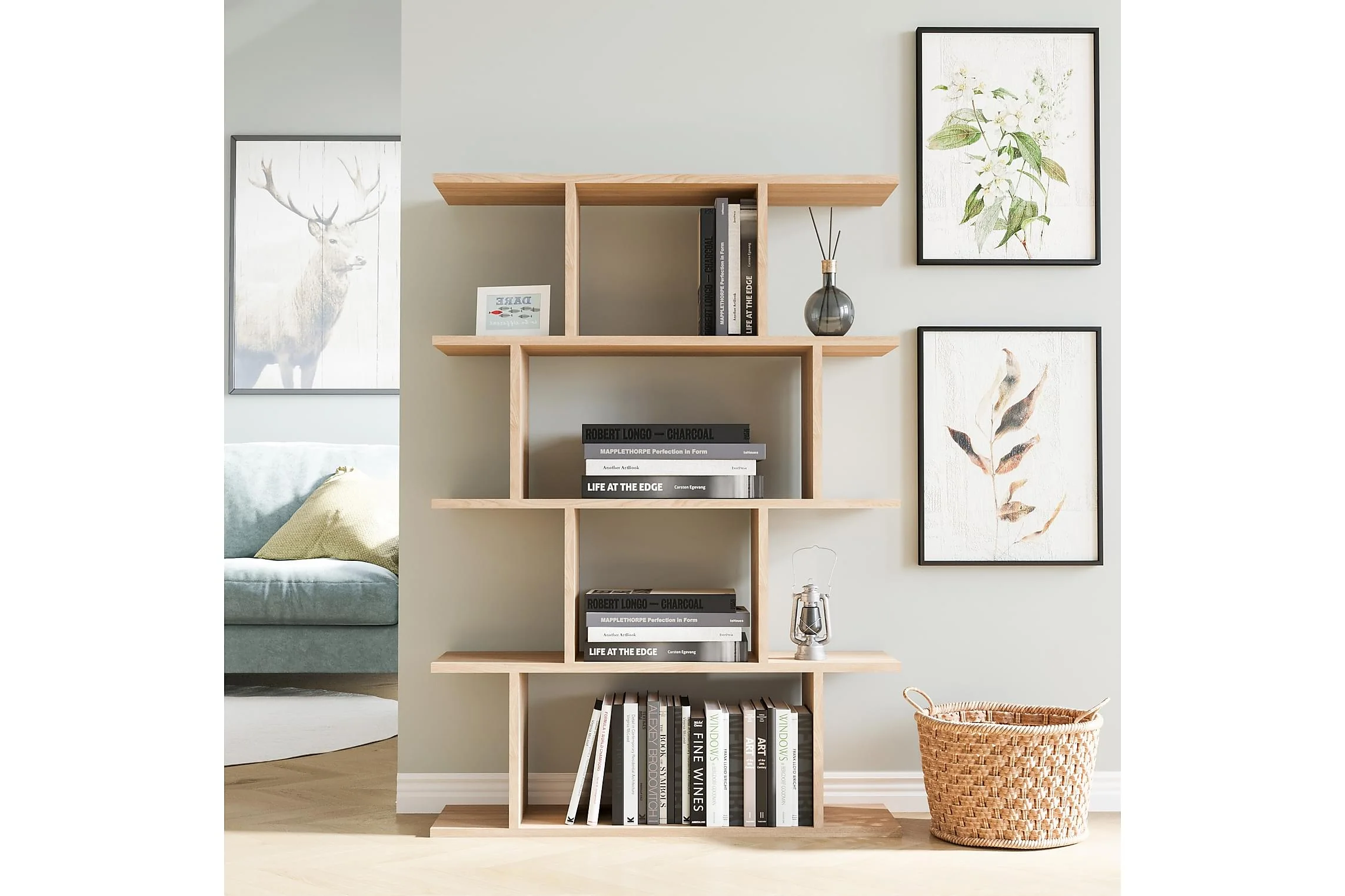 Bibliothèque Sandra - 120 * 90 * 23 cm