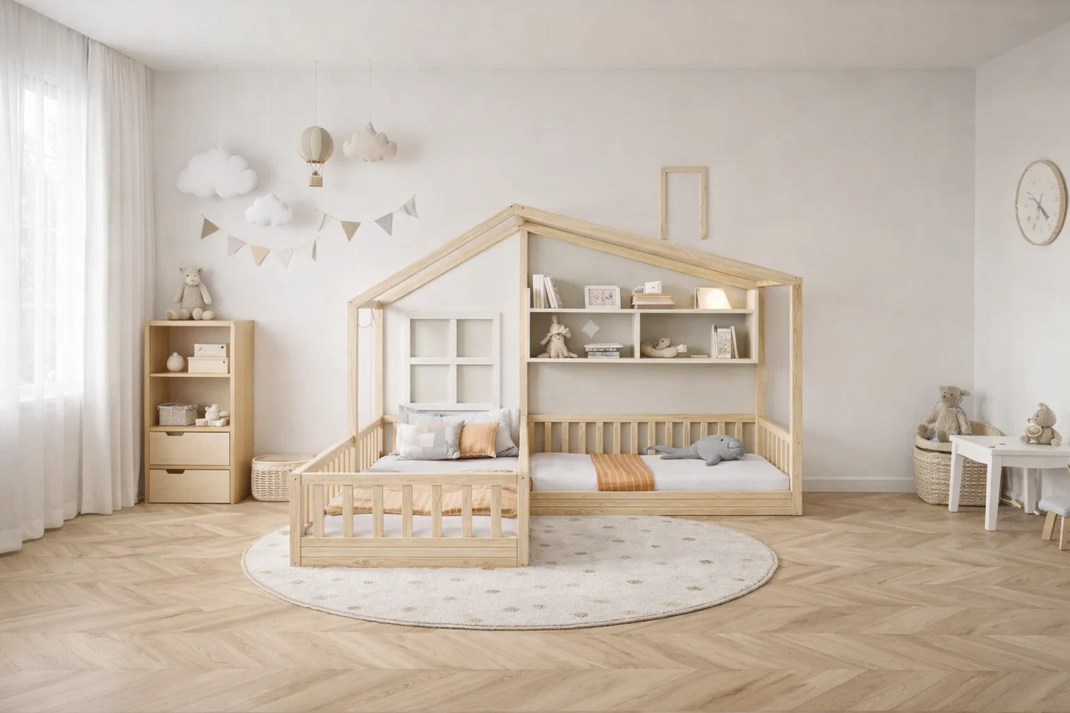 Lit Cabane JUMO - 2 tailles