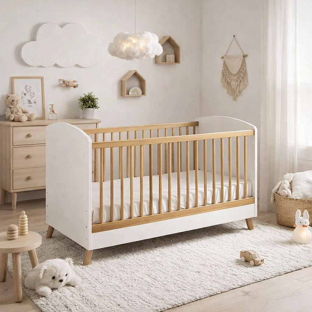 🌿 Lit Bébé Évolutif NOLYA