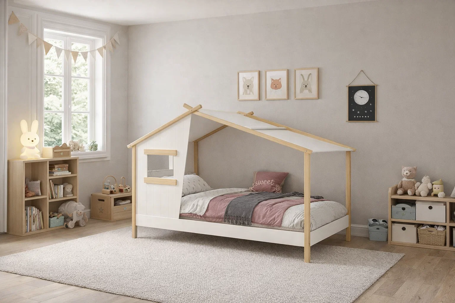 Lit Maison - 3 tailles