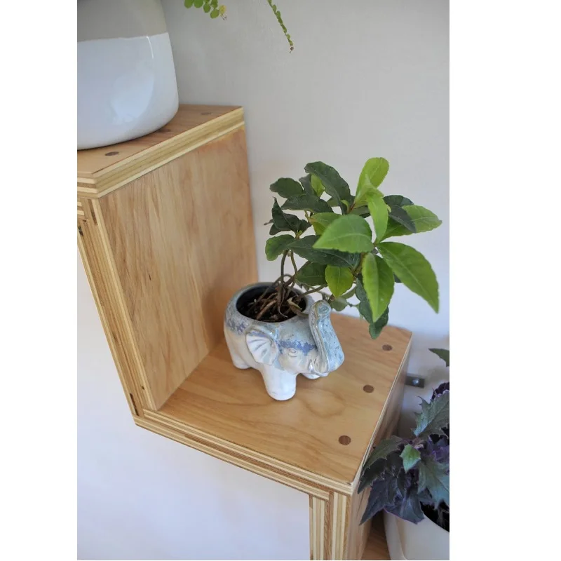 Étagère Murale zig-zag - 60 * 60 *12 cm