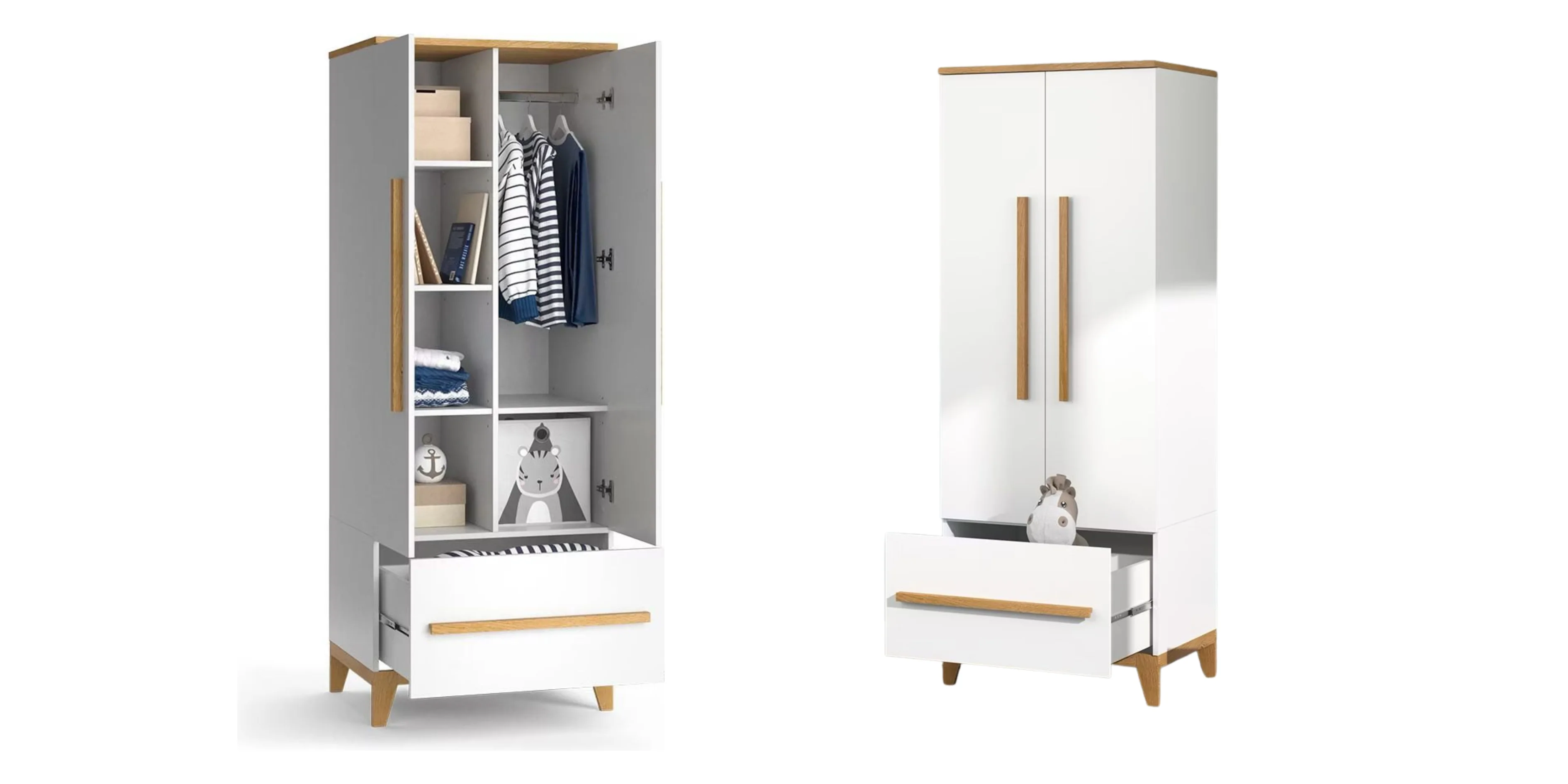 Armoire ROMEO scandinave - 180 * 70 * 45 cm