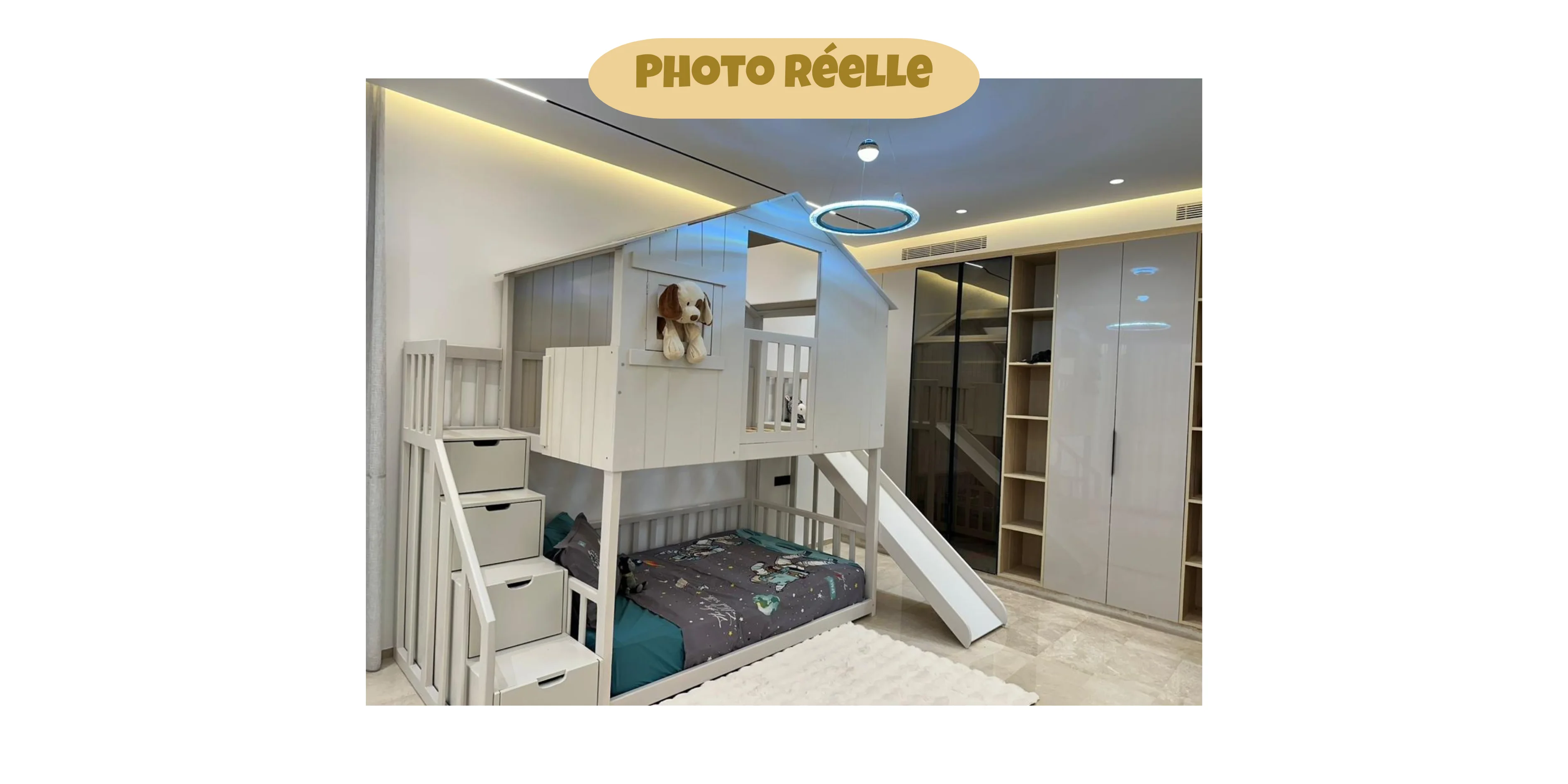 Lit maison MERVEILLE