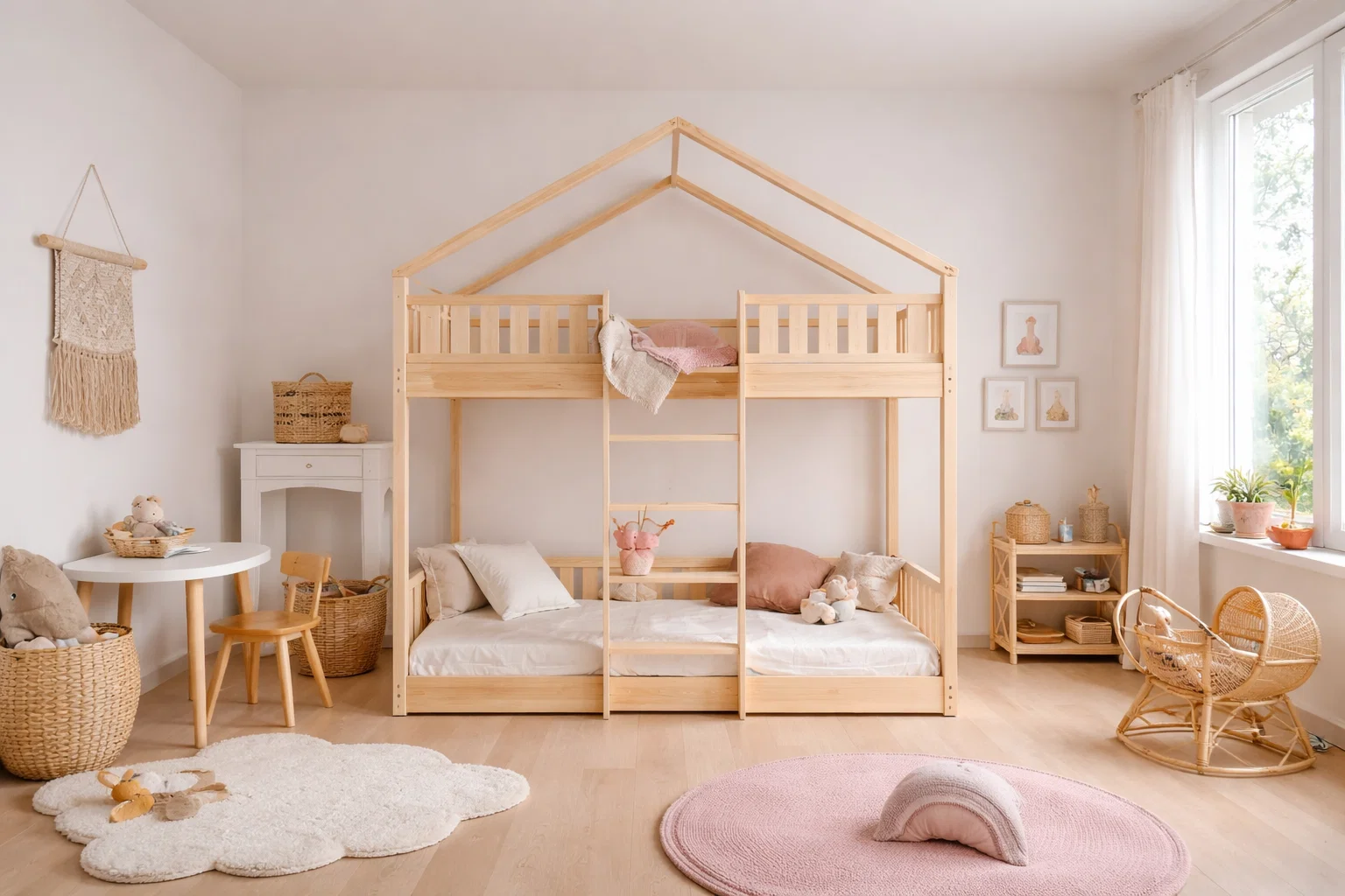 Lit cabane Superposé DB 190 * 90 cm