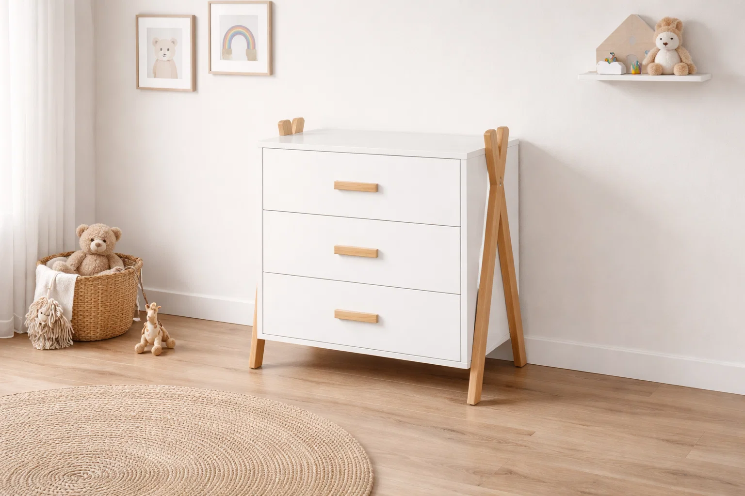 Commode BRIGITTE - 80 * 75 * 40 cm