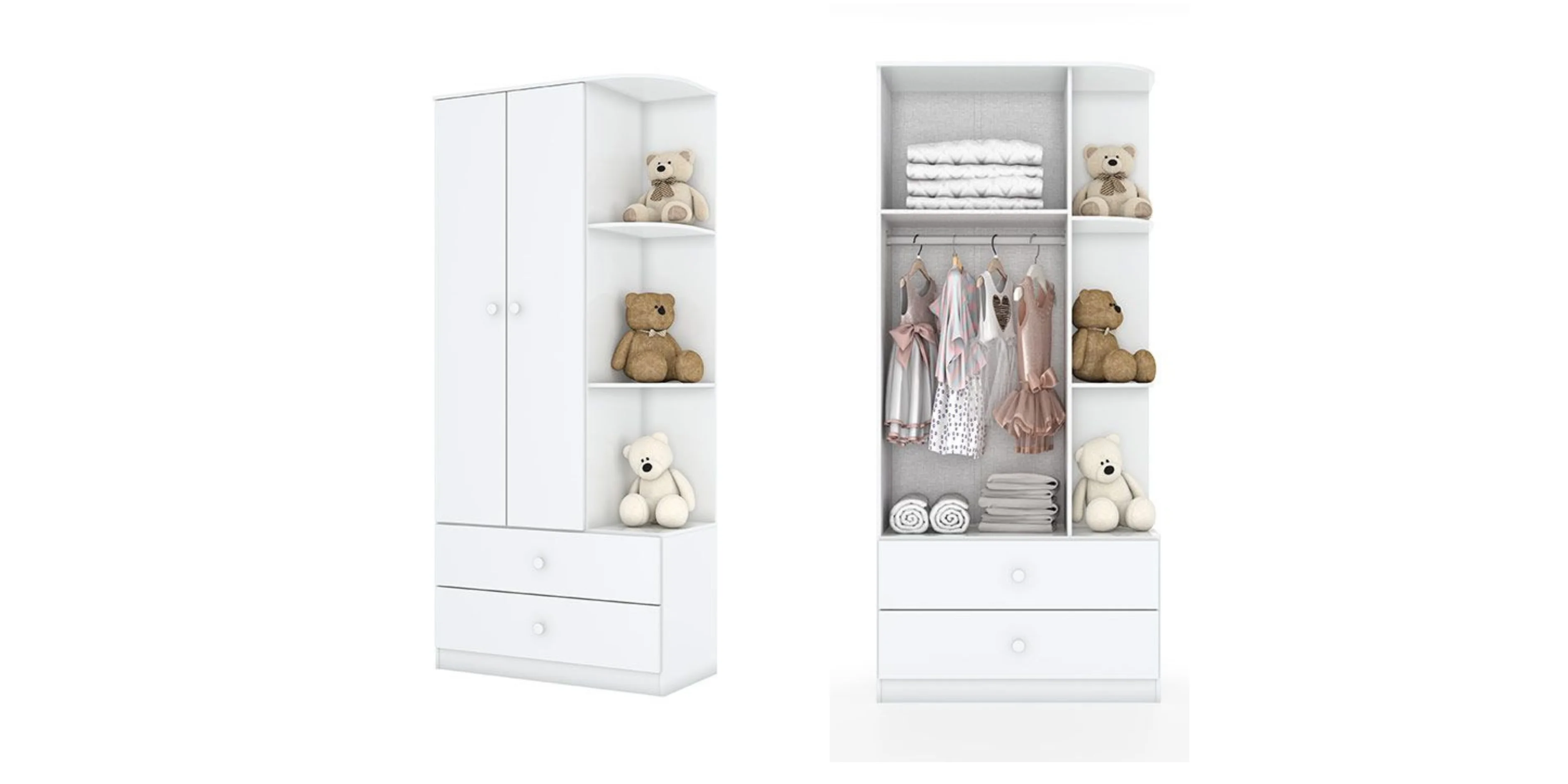 Armoire DARIA - 180 * 80 * 40 cm