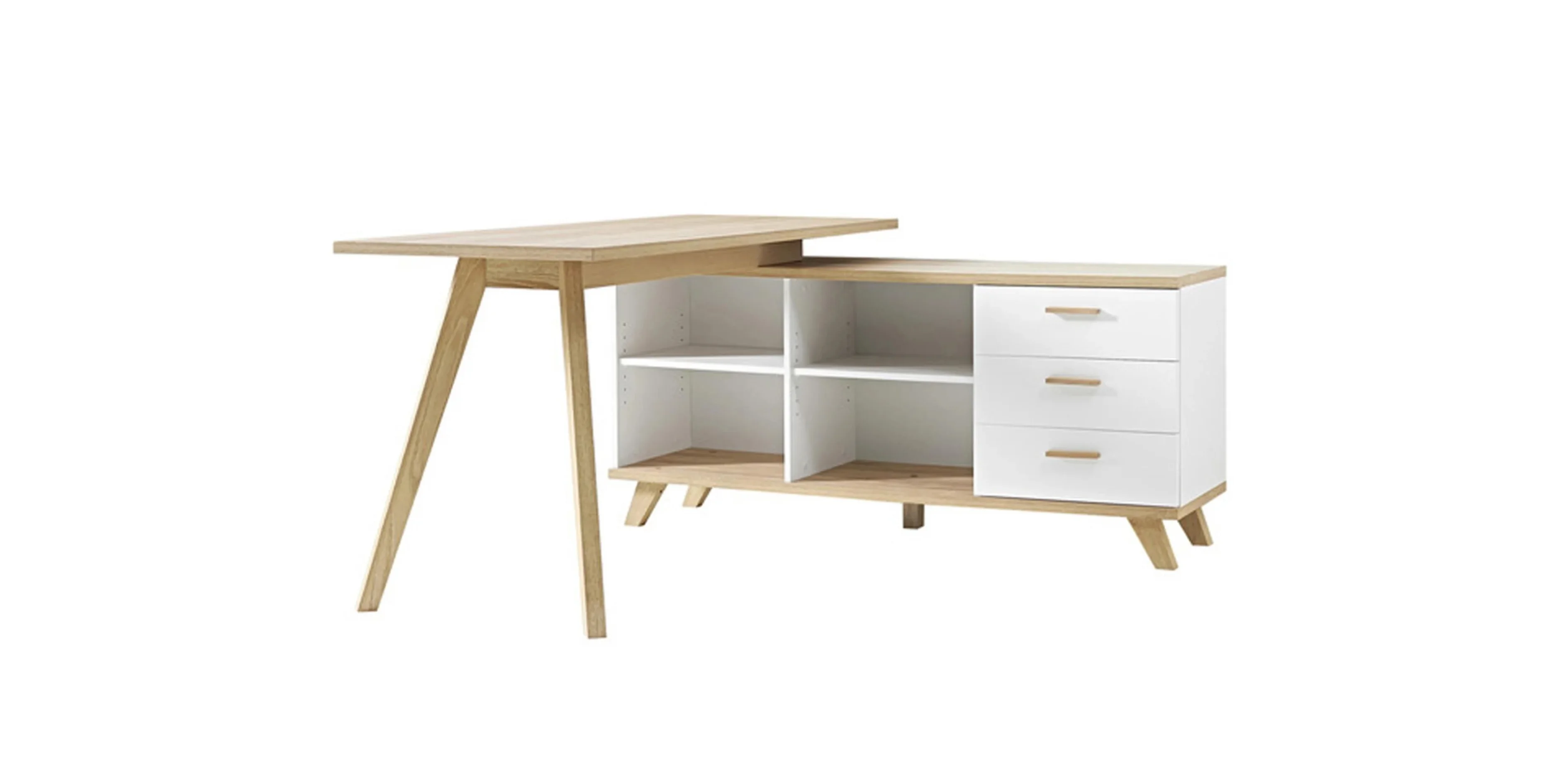 Bureau d'angle LOSANA - 145 * 145 * 75 cm
