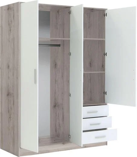 Armoire Eliana - 3 portes - 200 * 145 * 60 cm