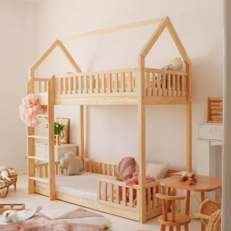 Lit cabane superposé L - 190 * 90 cm