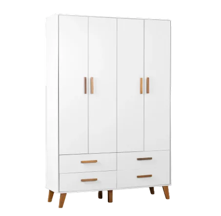 Armoire Ayla 4 Portes - 210 * 140 * 45 cm