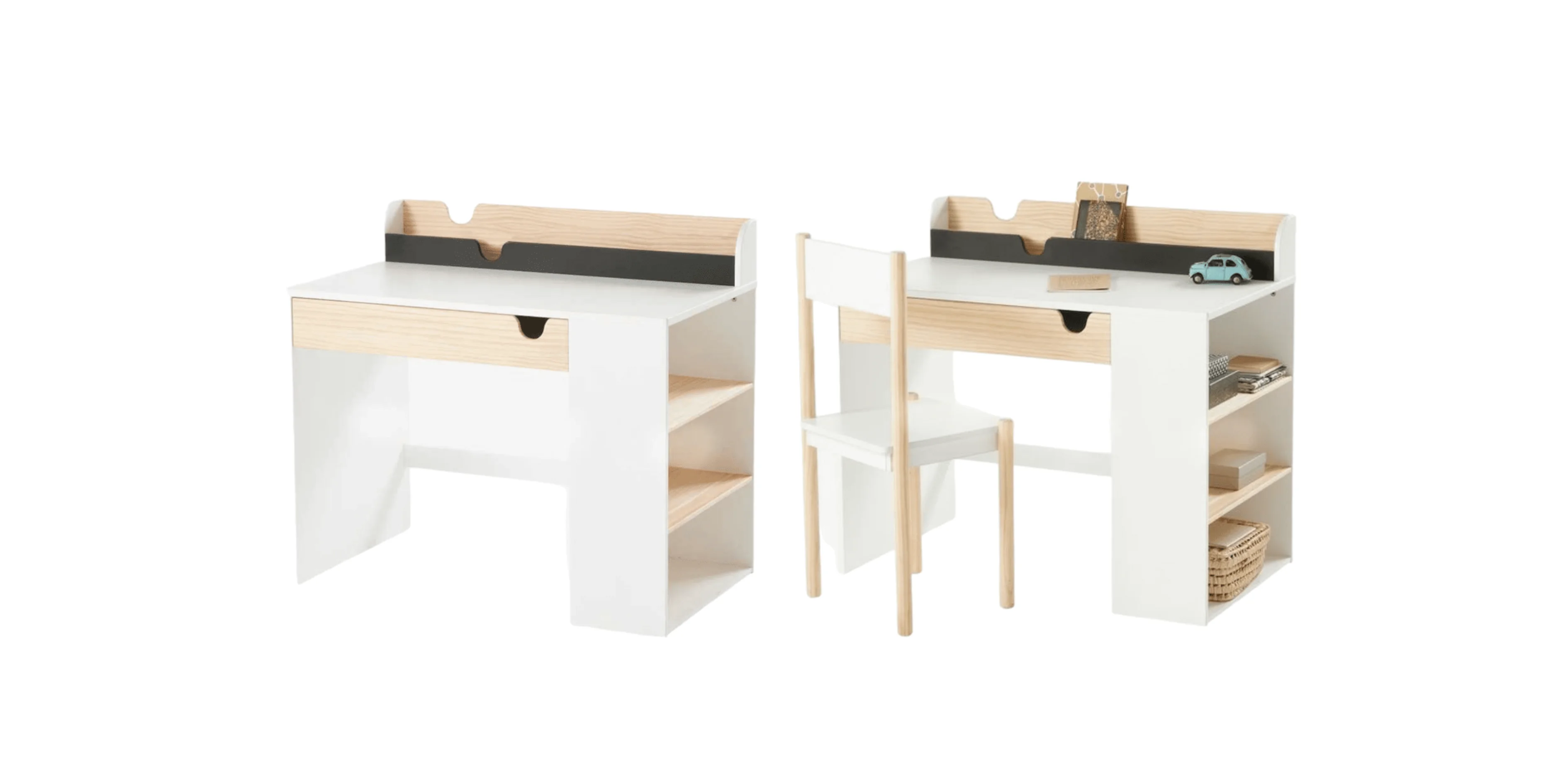 Bureau ZAG avec chaise  - 100 * 90 * 55 cm