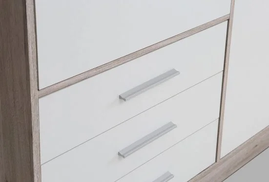 Armoire Eliana - 3 portes - 200 * 145 * 60 cm