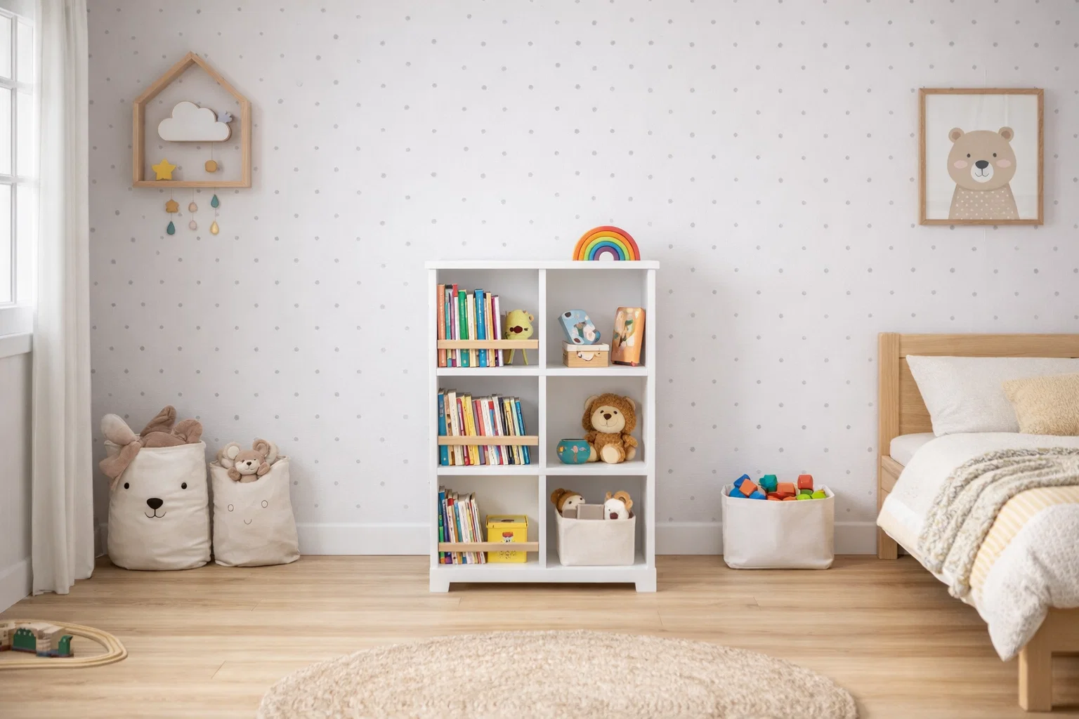 Pack SARAH : Lit TIPI + Bureau + Rangement + 🎁