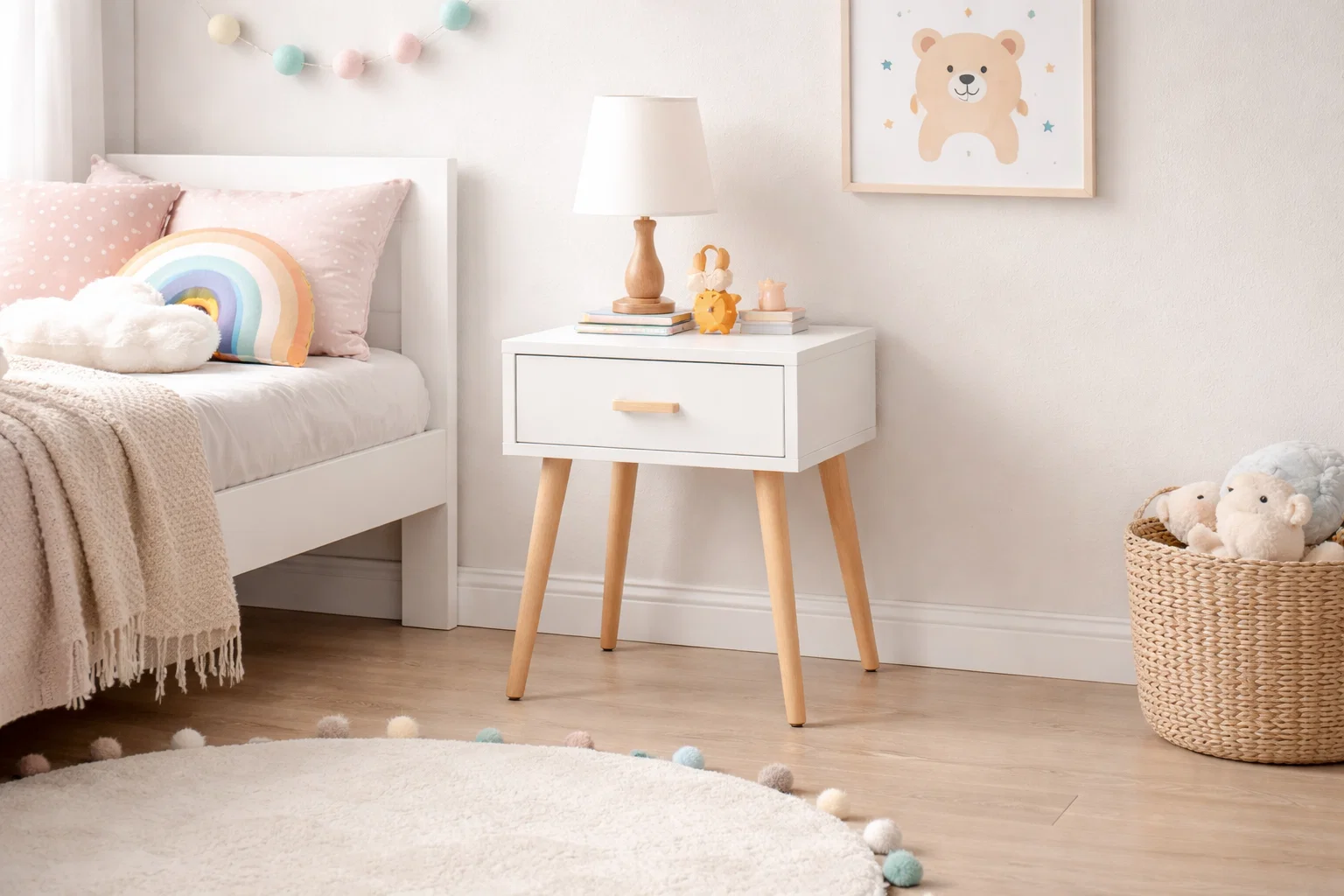 Table de chevet MARIE - 50 * 38 * 32 cm