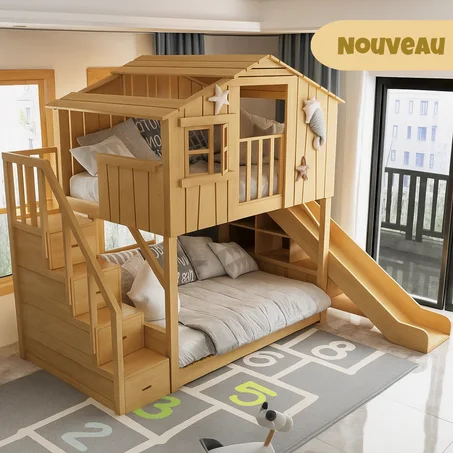 Lit maison MERVEILLE