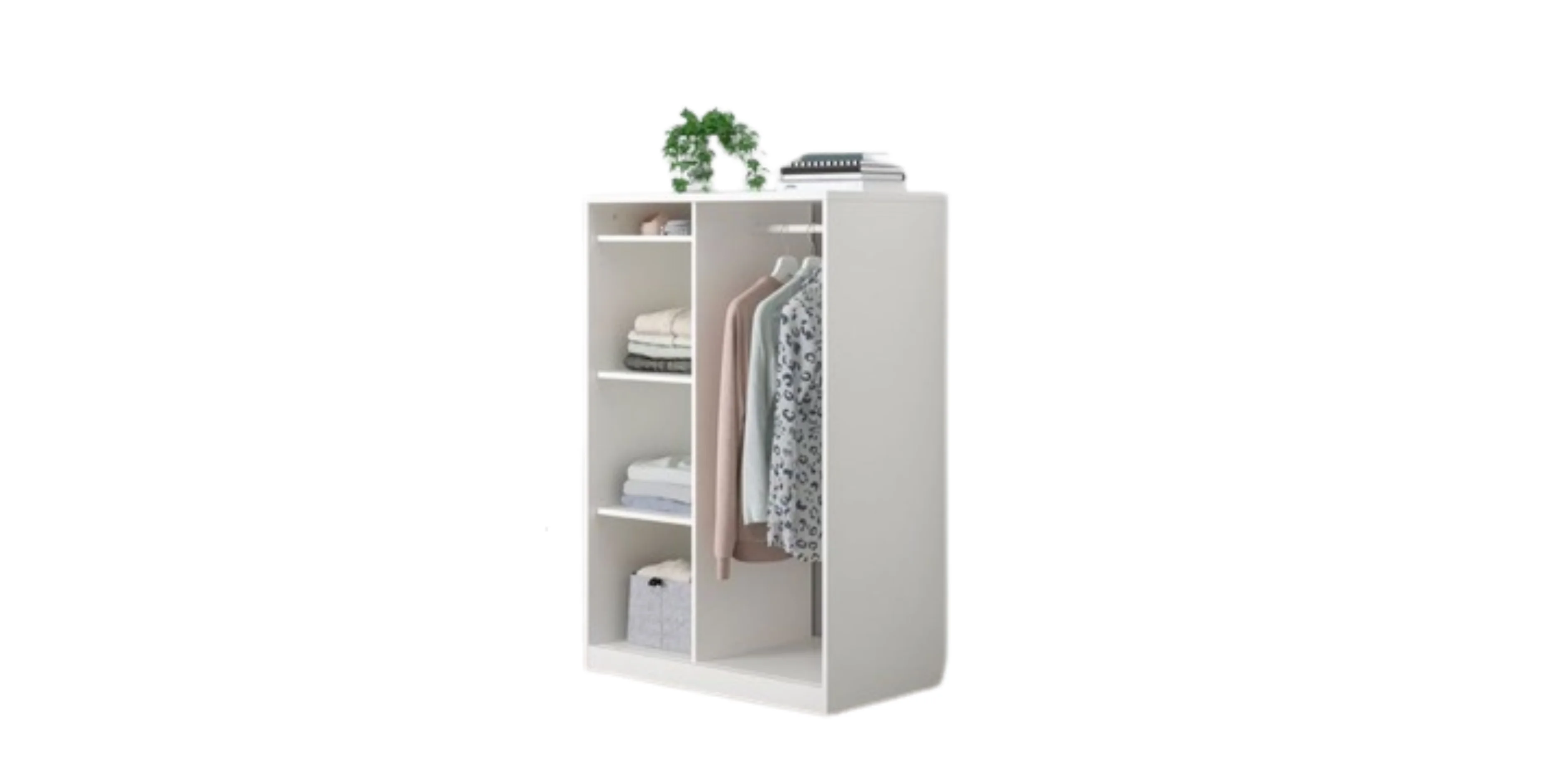 Armoire ouverte SYLVIE  - 125 * 80 * 54 cm