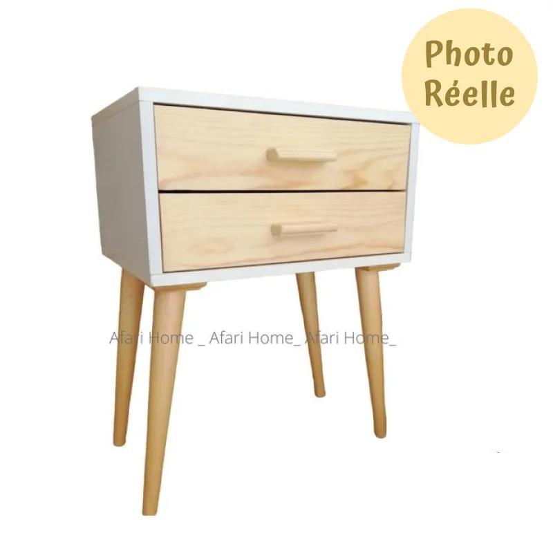 Table de nuit ASHLEY - 55 * 45 * 32 cm