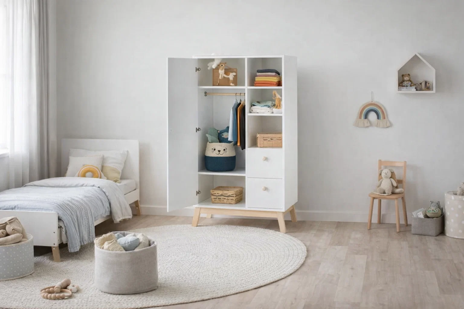 Armoire CHARLEY - 170 * 100 * 45 cm