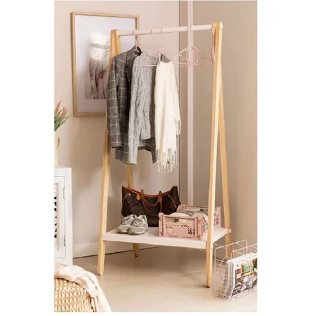 Portant vêtement et chaussures RITA - 160 * 80 * 40 cm