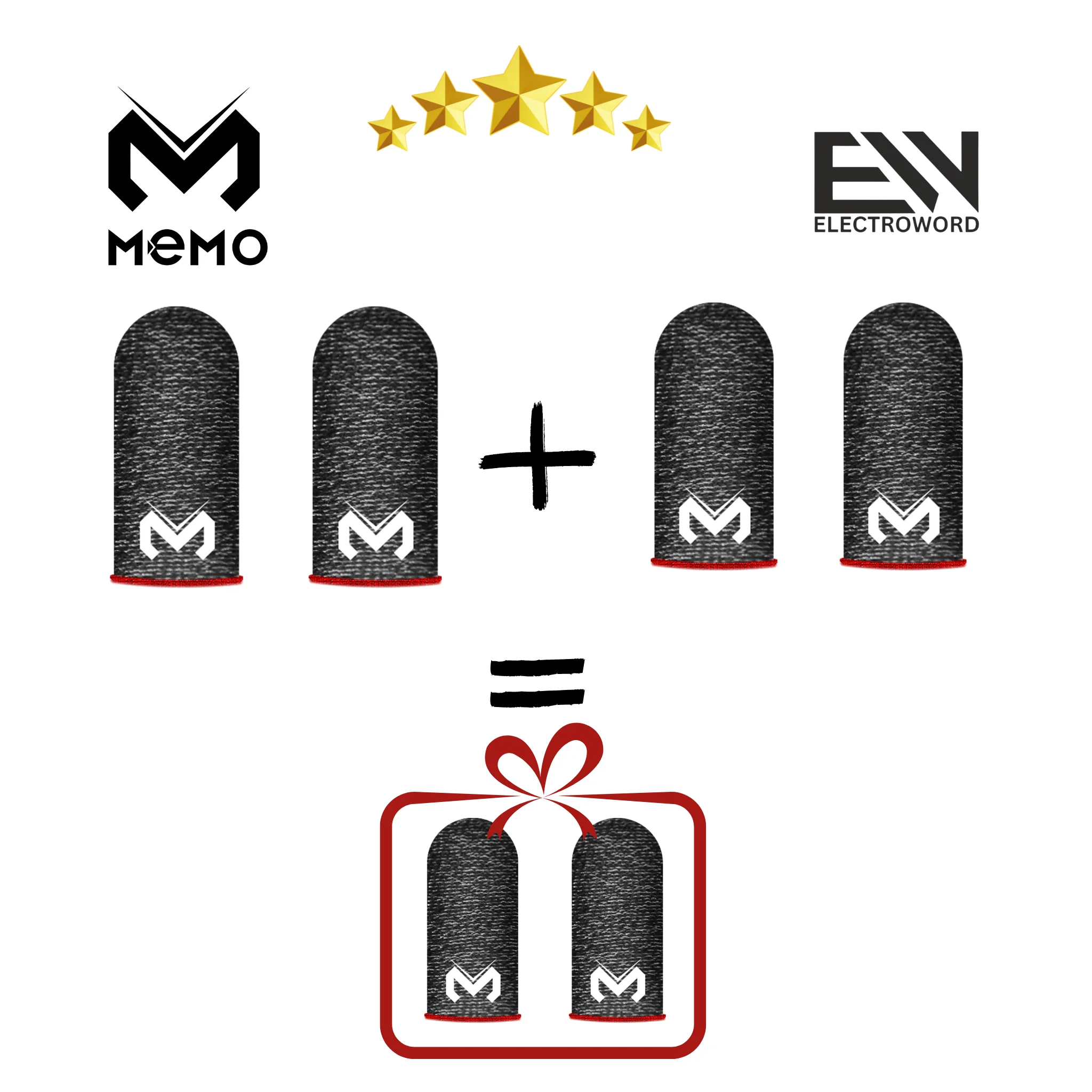 (MEMO FINGERS SLEEV 3x (2PCS