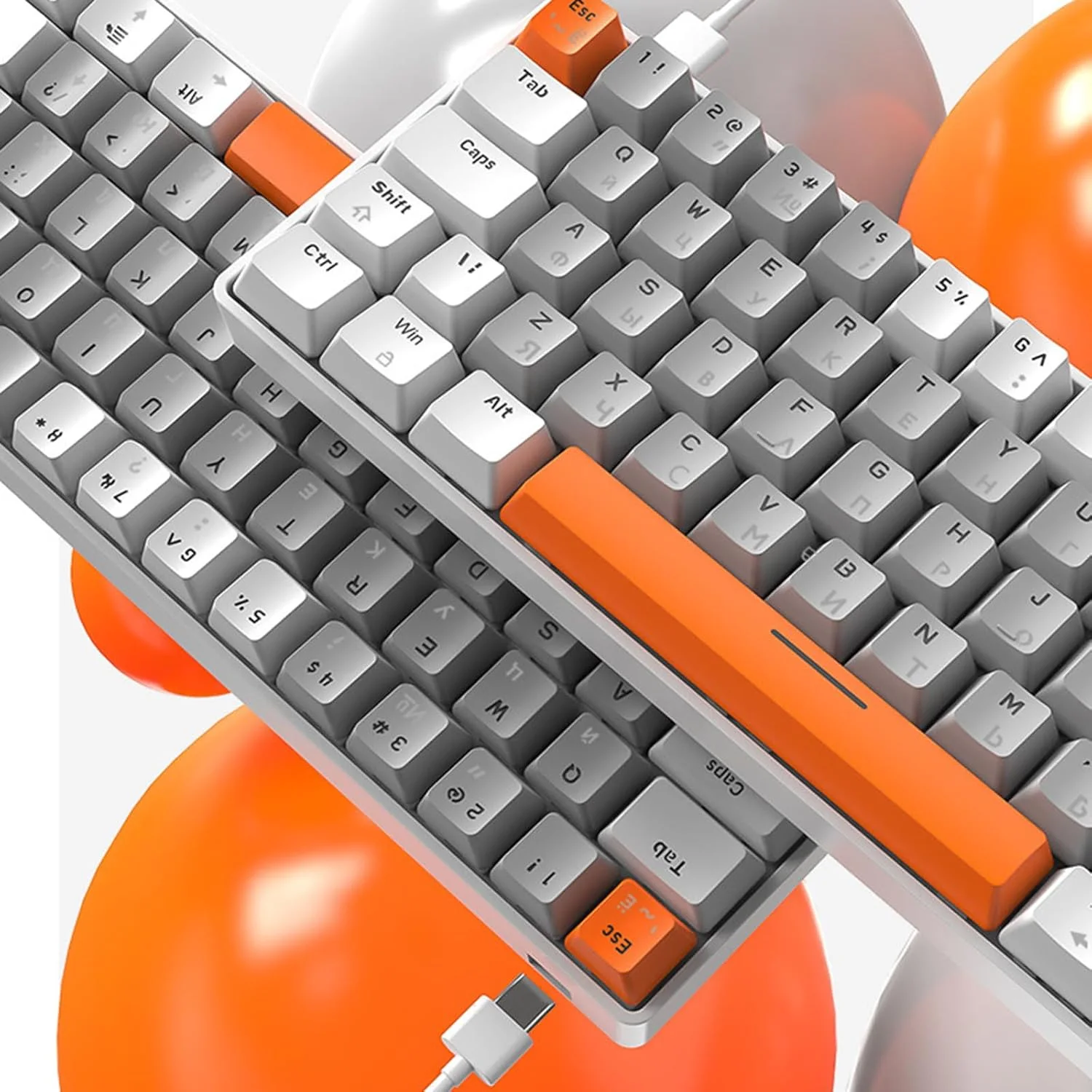 KEYBOARD MICANICAL T60 BLUE SWITCH