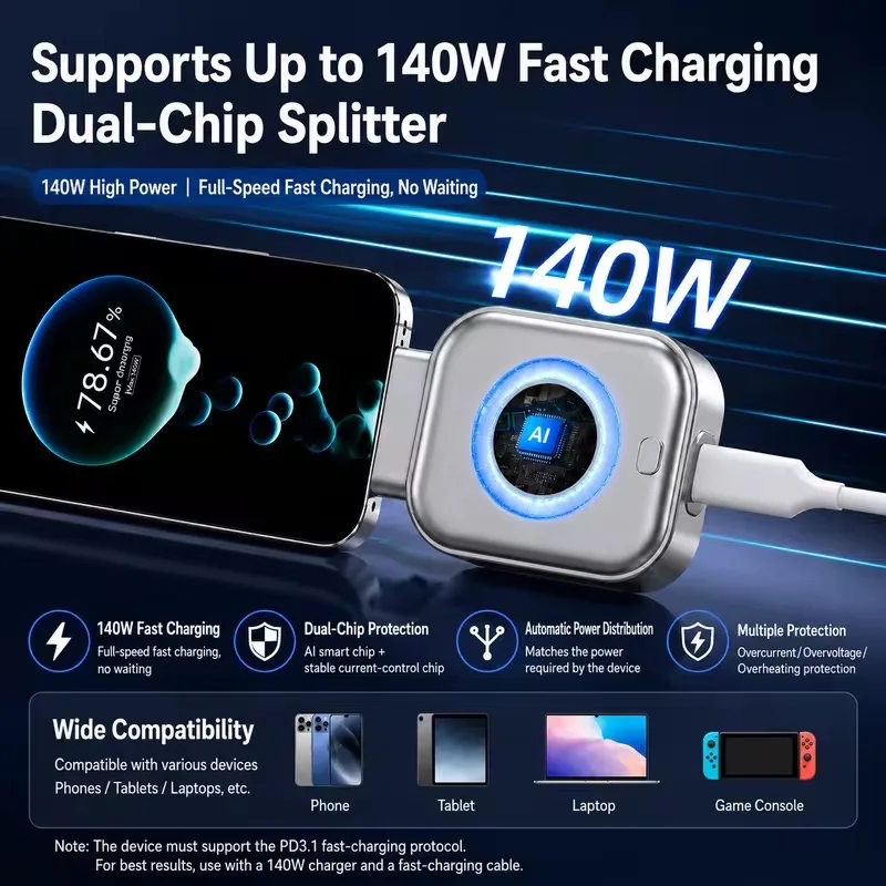 adapter auto power off charging