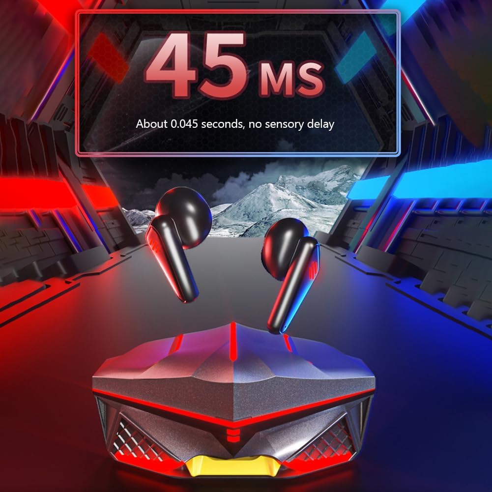 Wireless Gaming Earbud, K98  with 30 Hours Playtime, RGB