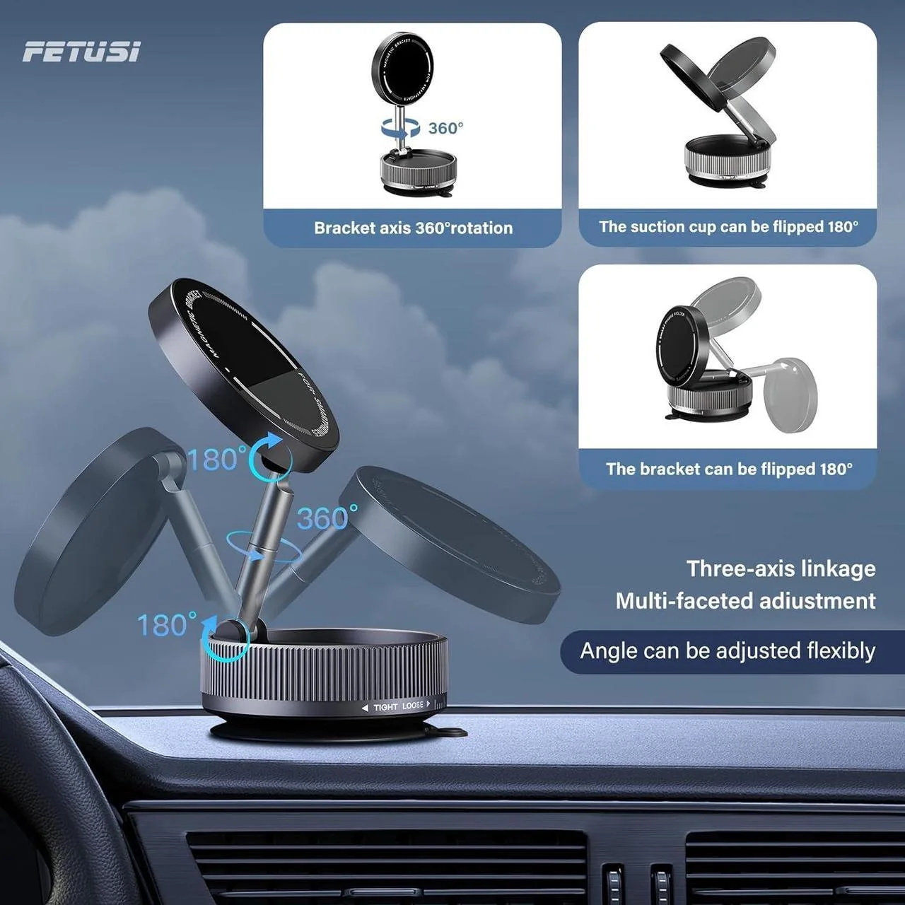 حامل الهاتف  بتقنية  الشفط  v2 ⭐⭐⭐⭐⭐