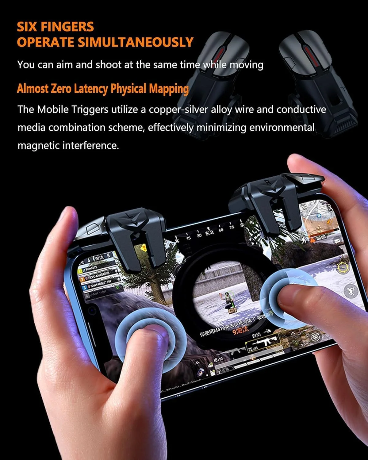 TRIGGERS 4 botton for pubg