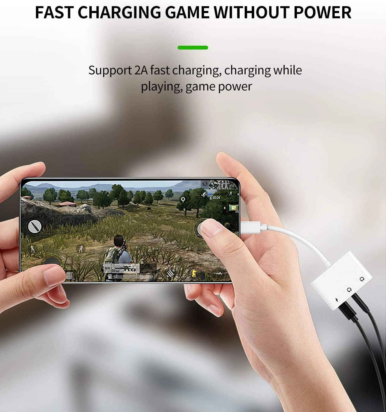 (ADAPTOR IPHONE 3IN1 (2x lightning + jack