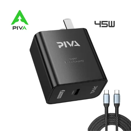 Piva 45W PD 3.0 Type-C Quick Charge GaN