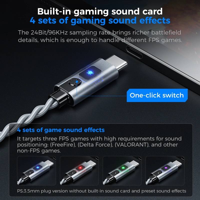 PLEXTONE G18 Gaming Earphones TYPE C