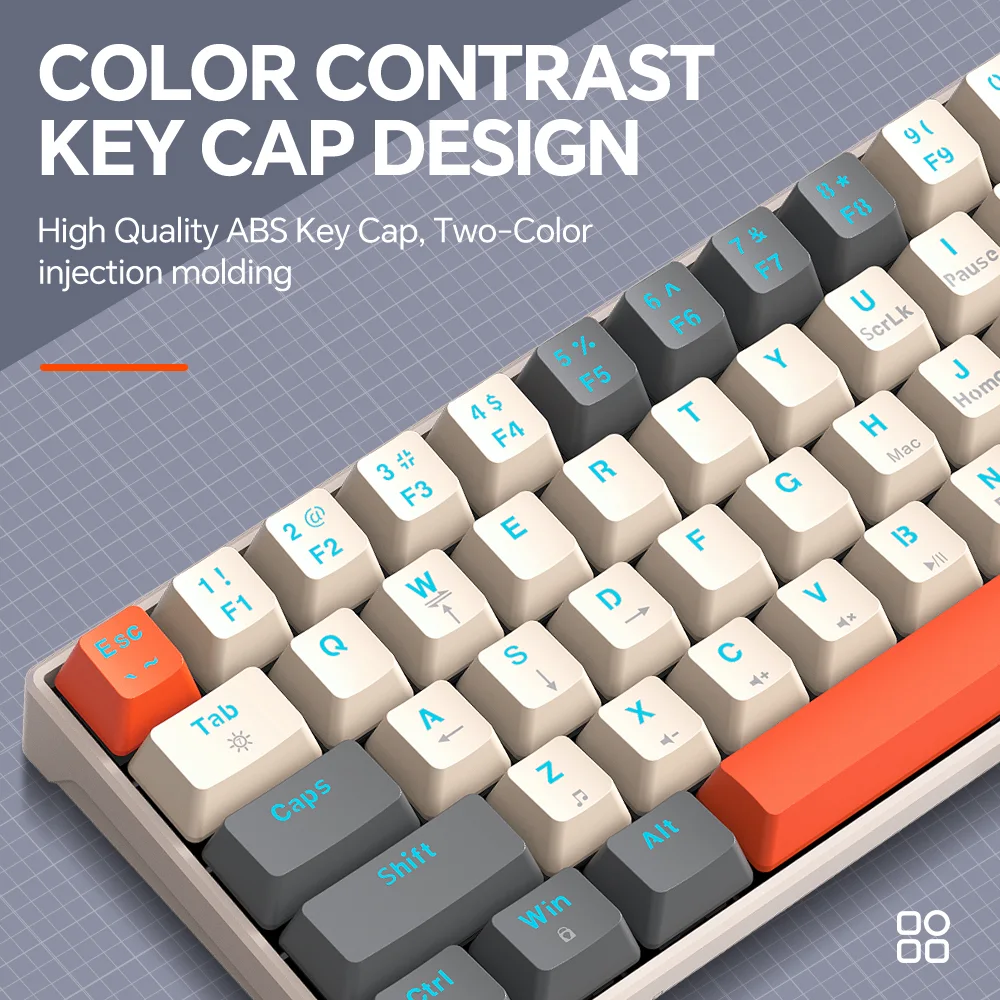 KEYBOARD MICANICAL T60 BLUE SWITCH