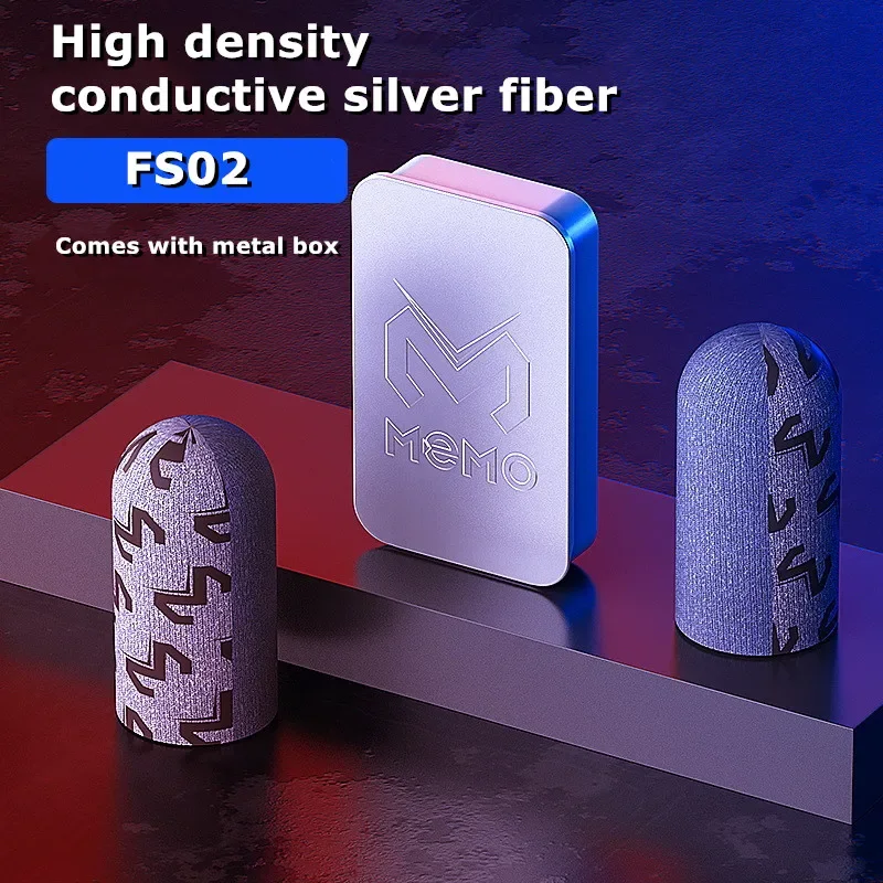 (MEMO FINGERS Micro Silver 1x(2 piece