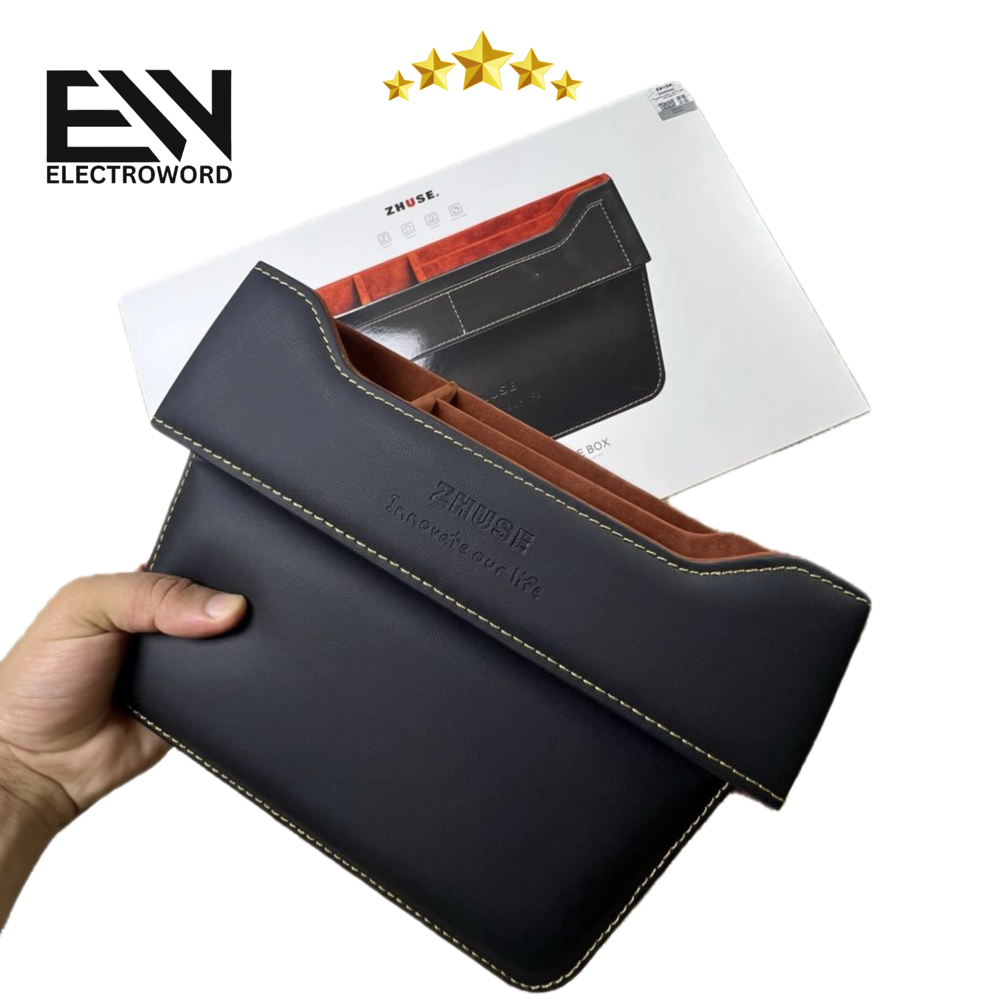 منظم أغراض السيارة من الجلد من شركة ⭐⭐ZHUSE⭐ ⭐