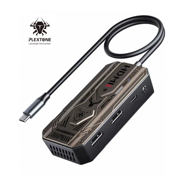 Plextone GS6 Type-C Hub 6in1 Docking Station Type-c