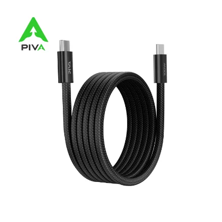 Piva Câble Type-C vers Type-C PD 100W + Data 480Mbps 1M
