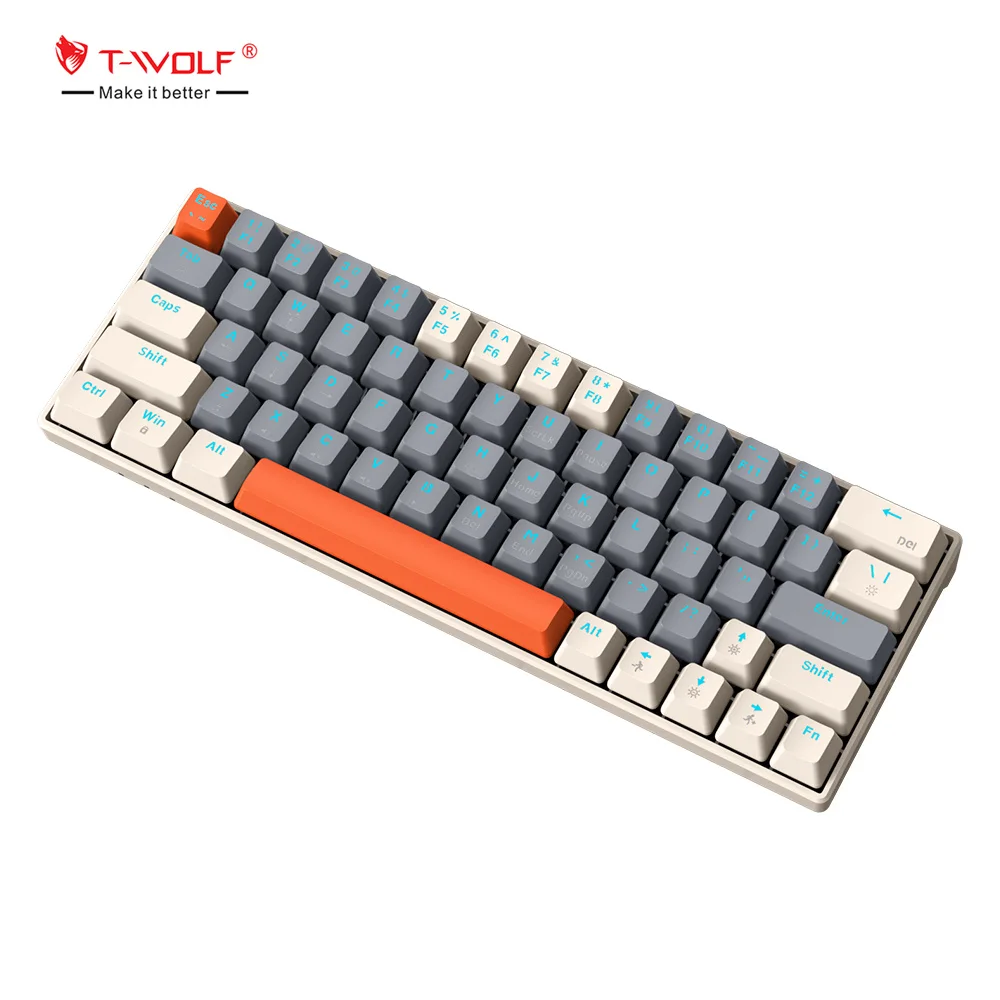 KEYBOARD MICANICAL T60 BLUE SWITCH