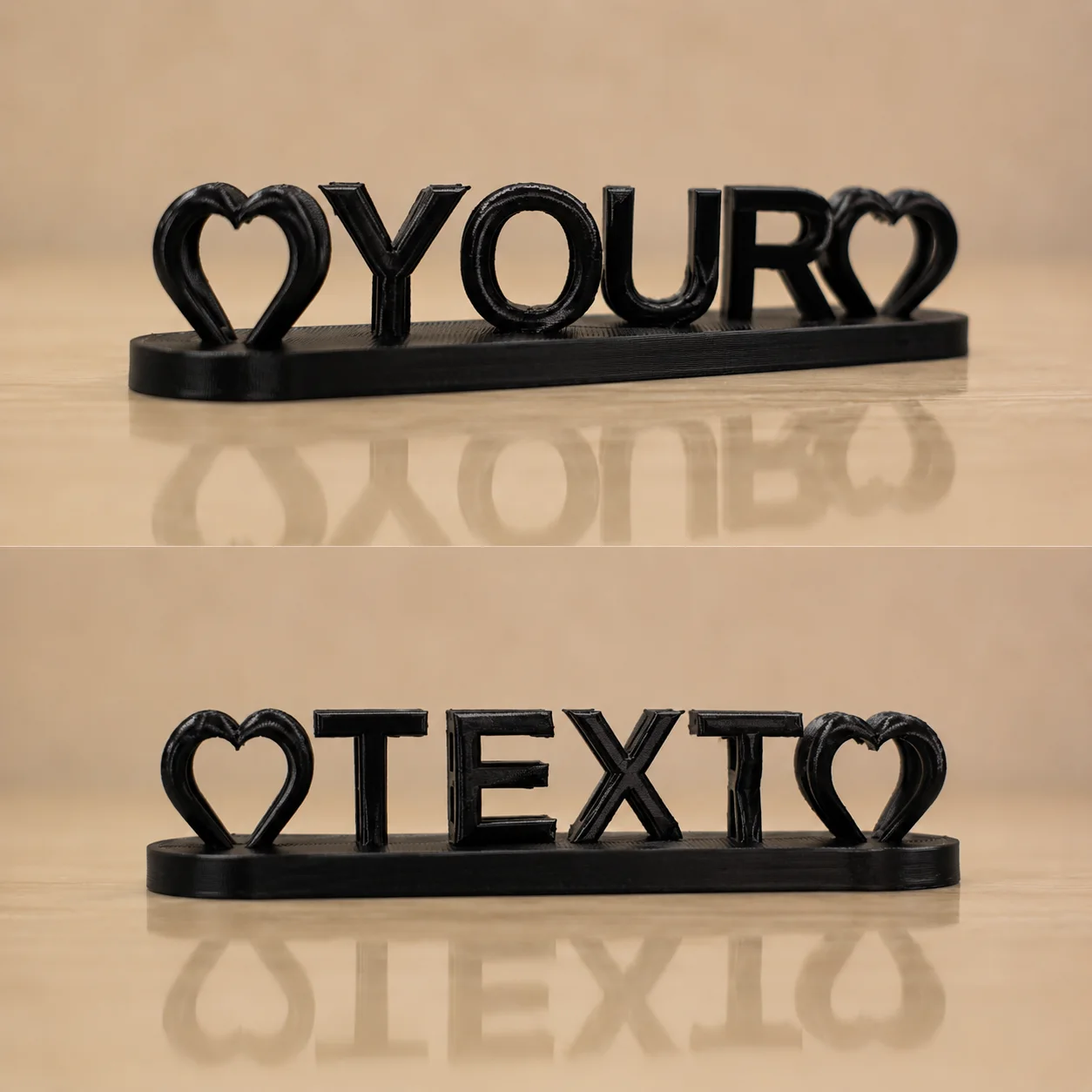 Illusion Texte Personnalisé - Collection HsouK