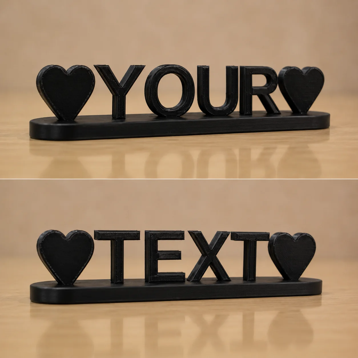 Illusion Texte Personnalisé - Collection HsouK